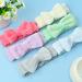 12 Pcs Coral Fleece Spa Headbands for Women - Soft Elastic Hair Bands for Makeup, Washing Face, Shower - Bow Detail - Solid Color Headbands - Buy Online on GoSupps.com