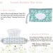 Sannix 4 Wet Wipes Bag for Babies - Reusable Pocket for On-the-Go - Baby Wet Towel Dispensation - Wearable Wet Wing Bag with Floral Design - Buy Online on GoSupps.com