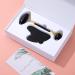Yssarea Obsidian Roller & Gua Sha Set | 100% Natural Obsidian Stone | Dual-Sided Face Massager | Reduces Aging Signs | International Shipping - Buy Online on GoSupps.com