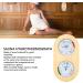 Sauna Thermometer Hygrometer 2 in 1 | Wall-Mounted Hygrothermograph for Perfect Temperature & Humidity | Premium Sauna Equipment & Wooden Accessories - Buy Online on GoSupps.com