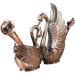 Exquisite Silverware Holder & Swan Spoon Holder | 13 Sets Red Antiquity Cutlery Accessories for Weddings Parties & Daily Use - Buy Online on GoSupps.com