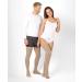 Pani Teresa Medica -Medical Thigh Compression stockings - with an open tip - for women and men - (class 2 23-32 mmHg 120 den) - Thrombosis socks - Support stockings for the size 3 - Short: A - third picture