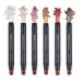 VolksRose 6Pcs Eyeshadow Stick Set  Shimmer Eye Shadow Crayon Set with Soft Brush  Waterproof Long Lasting Eyeshadow Brightener Pencil  Pearly Sparkle Glitter Eyeshadow Pencil Makeup Set for Eyes 07