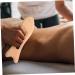 Fomiyes 2-Pack Wooden Gua Sha Massage Tool for Body | Manual Lymphatic Massage Device | Portable Beech Wood Personal Care Board | 20x6.5cm - Buy Online on GoSupps.com