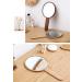 Teepro Handheld Mirror with Wooden Frame - Retro Style Salon Hairdresser Plain Mirror for Professional Barbers - Buy Online on GoSupps.com