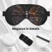 Mystery Butterfly Soft Eye Mask - Unisex Comfortable & Breathable Sleep Mask for Deep Sleep Ideal for Daily Rest Black - Buy Online on GoSupps.com