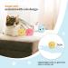 Namsan Cat Ball Interactive Toys - 3 Plush Chirping Balls for Cats | Yellow Blue & Pink - Perfect for Playtime & Engagement - Buy Online on GoSupps.com