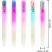 Kovira Glass Nail Files with Case (Pack of 5) - Long Lasting Double Sided Glass File - Manicure/Pedicure Set for Natural Nails and False Nails - Professional Crystal File - Buy Online on GoSupps.com