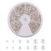 PH PandaHall Crimp Tube Beads  3000 Pcs 1.5mm 2mm 2.5mm Brass Tube Crimp End Spacer Beads Cord End Caps Loose Stopper Beads for Earring Necklace Pendant DIY Jewelry Gift Making  Silver 1.5 2 2.5mm Silver