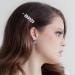 Inilbran Vintage Rhinestone Hair Clip Silver Crystal Wedding Hair Barrettes Vintage Crystal Leaf Hairpin Barrette Bling Cz Hair Pins Hairclip Decorative Bobby Pins Crystal Wedding Headpieces - Buy Online on GoSupps.com