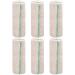 6 Rolls Elastic Bandage Wrap 6" x15ft Breathable Compression Bandage with Self-Closure Washable Compression Wraps for Legs Arms Hand