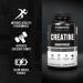 Jacked Factory Creatine Monohydrate 5000mg - 150 Capsules - Buy Online on GoSupps.com