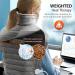 LitBear Weighted Heating Pad for Neck and Shoulders - XL Electric Heat Wrap for Back Pain Relief - Adjustable Neck Band & Waist Strap - Auto-Off - 6 Heat Levels - 23.5 x 24in, 2.5lbs - Grey - Buy Online on GoSupps.com
