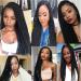 Braids Extensions - Black Kanecalon Jumbo Braids | 24 Inch Crochet Hair Extensions - 6 Packs for Art & Styling | High-Quality Hair Extensions - Buy Online on GoSupps.com