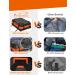 FIVKLEMNZ 15 Cubic Rooftop Cargo Carrier | Waterproof Soft Car Roof Rack Cargo Bag | 15 Cubic Feet Capacity with Anti-Slip Mat & 8 Straps | Universal Fit for All Vehicles - Buy Online on GoSupps.com