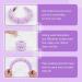 Hope&Luck 4Pcs Spa Headband Set for Women - Purple Terry Cloth Sponge Headband for Face Washing - Bubble Headband with Wristband - Buy Online on GoSupps.com