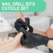 ZJchao Nail Drill Bits | 12 Pcs Wool Felt Polishing Bits for Manicure & Pedicure | Multi-Shaped Grinding Tools for Nail Polish & Jewelry Polishing - Buy Online on GoSupps.com