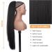 PORSMEER 30 Inch Yaki Straight Drawstring Ponytail Clip In Extensions for Women Kinky Straight Pony Tail Extensions Hair Extensions Ponytail (Black) - Buy Online on GoSupps.com