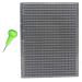 Braille Portable Writing Board Plastic with 27 and 30 Squares Lamp Holder for Practical School