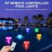 2024 Rechargeable LED Pool Lighting Floating - 7 Modes Disco Bath Light IP68 Waterproof LED Pool Lighting for Swimming Pools Garden Aquariums Outdoors Hot Tubs Parties (1 Piece) - Buy Online on GoSupps.com
