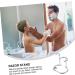 Premium 3-St Razor Holder for Men | Stylish Bathroom Organizer for Shaving Brushes & Razors | Durable Wood & Alloy Stand - Buy Online on GoSupps.com
