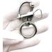 QIANJIEER Swivel Ring Quick Release Shackle - 316 Stainless Steel Ring Snap Shackle  2.55"  Load Capacity 595LBS  Silver - Buy Online on GoSupps.com