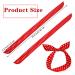 Vintage Polka Dot Headbands for Girls & Women - Retro Bandana Hair Accessories (Red, 2 Pack) - Buy Online on GoSupps.com