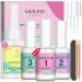 SAVILAND Dipping Powder Liquid Set - 30ml Large Capacity Brush Saver and 15ml Dip Powder Base & Coat Top Gel Coat Activator for Dip Powder Nail Kit, No Need Curing 30ML+15ML - Dip Powder Liquid Set