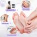 Nuve Smooth Pedicure Wand - Electric Callus Remover for Feet | Rechargeable Flawless Pedi Tool for Dry Cracked Heels & Foot Care (Black - Buy Online on GoSupps.com