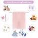 Large Stainless Steel Lash Mirror with Storage Bag - Perfect for Eyelash Extension Makeup Inspections - Pink - Buy Online on GoSupps.com