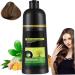 Brown Hair Dye Plant Natural 500ml Hair Dye Shampoo White Foam Non-Irritating Hair Care Brown Hair Shampoo for Women - Buy Online on GoSupps.com