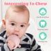 NiBaby Silicone Teething Mitten for Babies 3-12 Months - Anti-Drop Teether Glove BPA-Free, Pain Relief Toy (Pink) - Buy Online on GoSupps.com