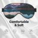 Lake & Sunset Print Unisex Eye Mask | Soft Light-Blocking Sleep Mask for Comfortable Rest - Buy Online on GoSupps.com