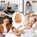 2-in-1 Aroma Diffuser & Salt Lamp - GUKKK 200ml Essential Oil Humidifier with Flames Effect & Adjustable Brightness for Aromatherapy - International Shipping - Buy Online on GoSupps.com