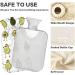 Dancing Avocado Hot Water Bottle - 1L Transparent Heat Bottle for Pain Relief & Warmth | Naanle International Shipping - Buy Online on GoSupps.com