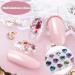 Nail Art Slices - 12 Colorful Irregular 3D Abalone Shell Stones & Sequins for Stunning Nail Decoration - International Shipping Available - Buy Online on GoSupps.com