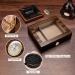 Cigar Humidor Cedar Wood Storage Desktop Box with Hygrometer & Humidifier Hold up 75 Cigars(Brown) Large - Buy Online on GoSupps.com