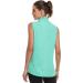 Viracy Women's Sleeveless Zip Up Golf Workout Tank Top Polo Shirt - Quick Dry Athletic Style (3XL, Green) - Buy Online on GoSupps.com