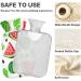 Naanle Watermelon Hot Water Bottle with Cover - 2L Large Transparent Bottle for Heat & Cold Therapy Pain Relief for Bed Hand & Foot - Buy Online on GoSupps.com
