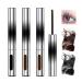 Metal Mascara, Hairless Metal Mascara, Extra Fine Washable Metal Mascara, Long Lasting, No Flaking, No Clumping (2 Brown + 1 Black)
