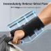 Doctor Approved FREETOO Wrist Support Brace for Carpal Tunnel, Arthritis, Tendonitis - Adjustable Day/Night Splint for Men and Women - Left Hand (L/XL, 20-26CM) - Rose Red - Buy Online on GoSupps.com