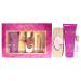 Guess Guess Gold Women 3 Pc Gift Set 2.5oz EDP Spray 0.5oz Travel Spray 6.7oz Body Lotion 1 Count (Pack of 1)