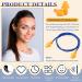 Treela 400 Pairs Corded Reusable Silicone Ear Plugs with Rope Banded Ear Plug Sleep Noise Cancelling for Shooting, Motorcycle, and Construction Work - Individually Wrapped - Buy Online on GoSupps.com
