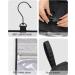 Relavel Waterproof Hanging Toiletry Bag for Men and Women - Large Travel Shaving and Makeup Organizer in Black - Buy Online on GoSupps.com