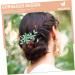 FRCOLOR Hair Comb Hair Accessories Pearl Bridal Hair Comb Jeweled Hair Clips Bridal Hair Clip Rhinestone Trim Wedding Hair Clips for Brides Hair Accessories for Women and Metal - Buy Online on GoSupps.com