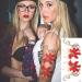 Large Temporary Flower Tattoos for Women - Lily, Peach, Plum, Peony Designs | 6 Sheets - Buy Online on GoSupps.com