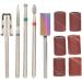 Nail Drill Bits Alloy Nail Polishing Head Durable for Salon for Home for Daily Life for Daily Use - Buy Online on GoSupps.com