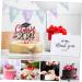 Warmhm 10 Sets Cake Insert Decor Party Supplies Graduation Cake Toppers Graduation Cupcake Topper Cake Picks Grad Cupcake Toppers European and American Plug-in Red Paper Redx2pcs 16.00X13.00X0.10CMx2pcs - Buy Online on GoSupps.com