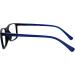 Opulize Ink Long-Distance Glasses - Large Rectangular Frame Pack Scratch-Resistant Spring Hinges - Black & Blue for Men - 2.00 Diopters - Buy Online on GoSupps.com