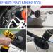 Drill Brush Attachment Set BUYAOBL 4 Pack Power Scrubber Cleaning Brush All Purpose Scrub Brush for Tiles Carpet Sinks Tub Automotive Kitchen and Bathroom Cleaning (White) 4 PCS White Drill Brush - Buy Online on GoSupps.com